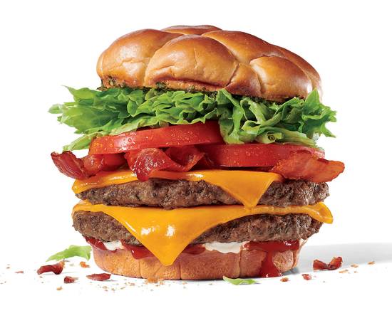 Order Bacon Double Buttery Jack® Cheeseburger food online from Jack In The Box store, Newhall on bringmethat.com