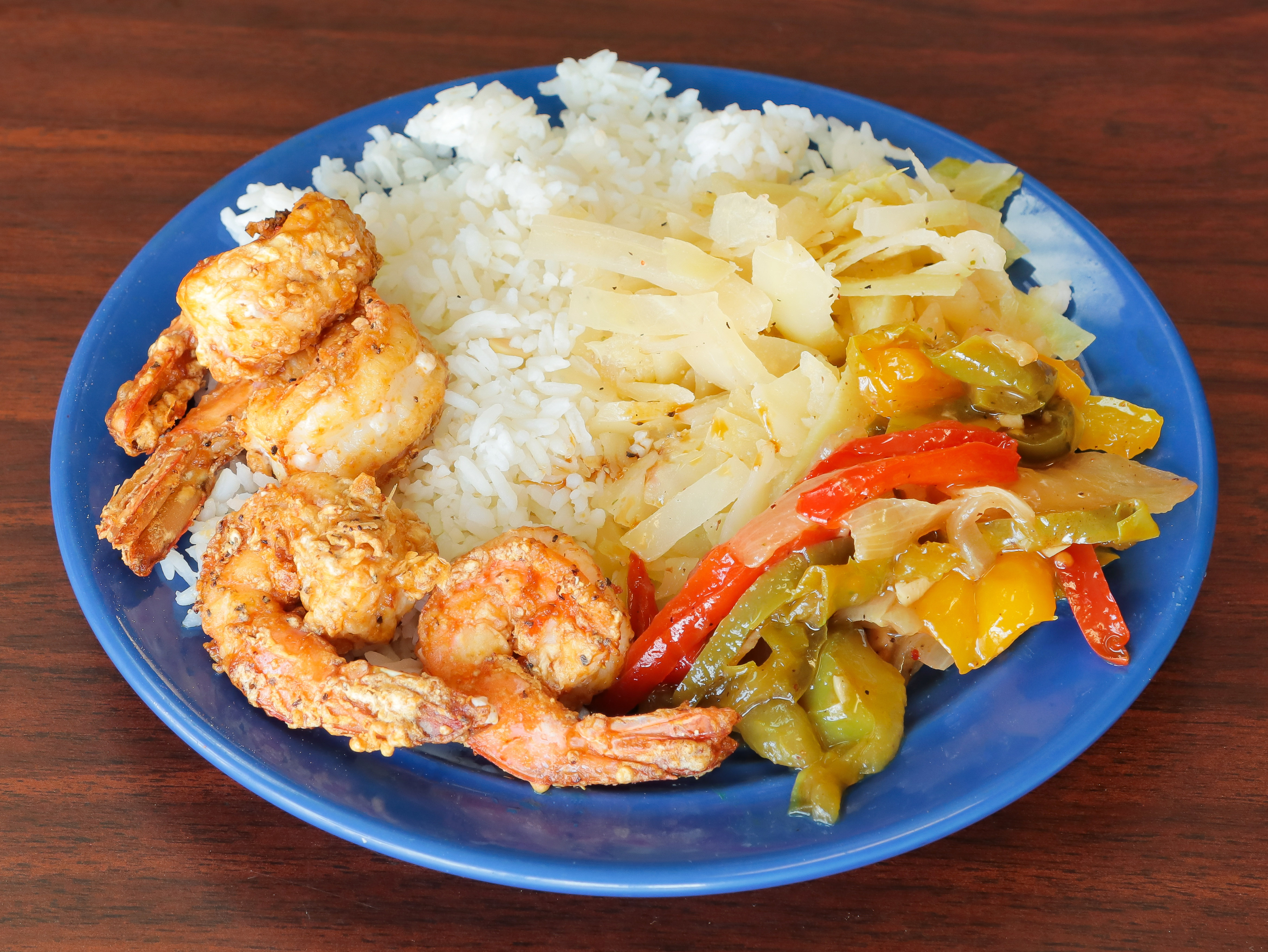 Order Jerk Shrimp Platter food online from Ajw Jamaican American Food store, Philadelphia on bringmethat.com