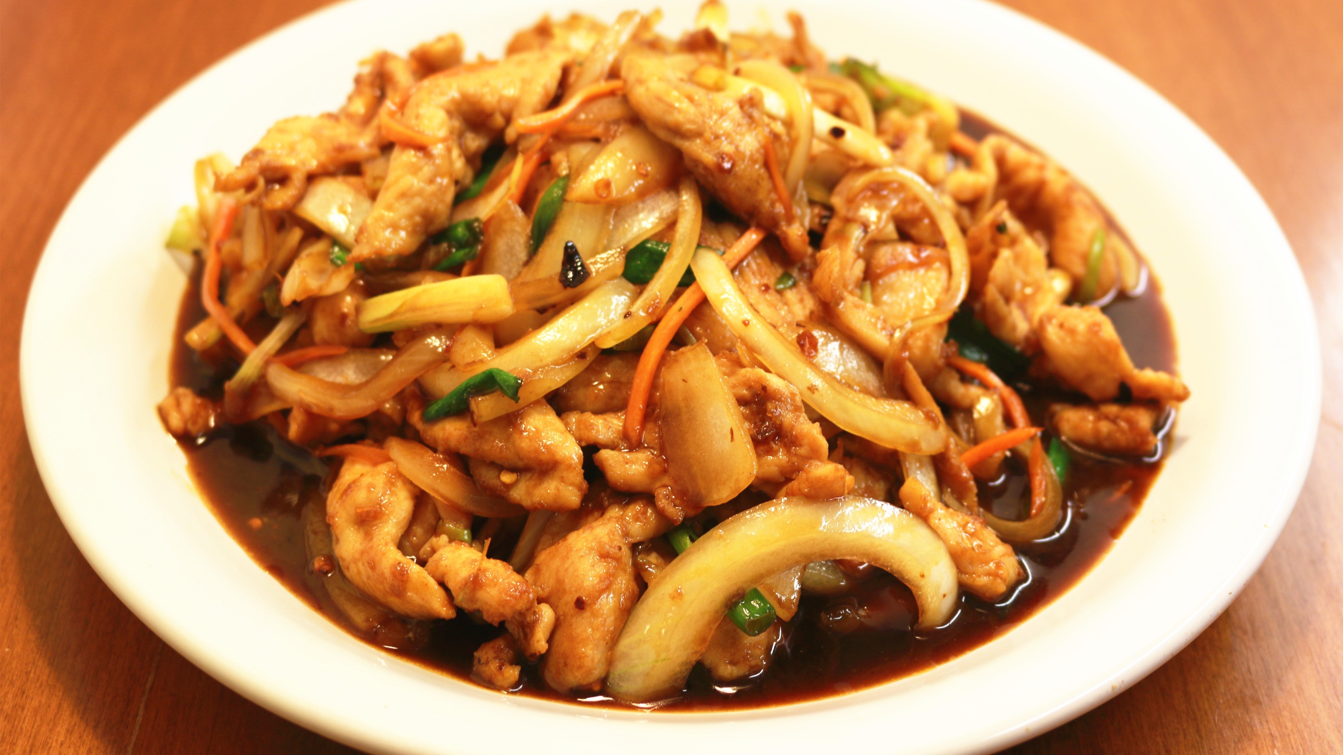 Order Large Mongolian Chicken food online from Lucky Wok Chinese Kitchen store, Garden City on bringmethat.com