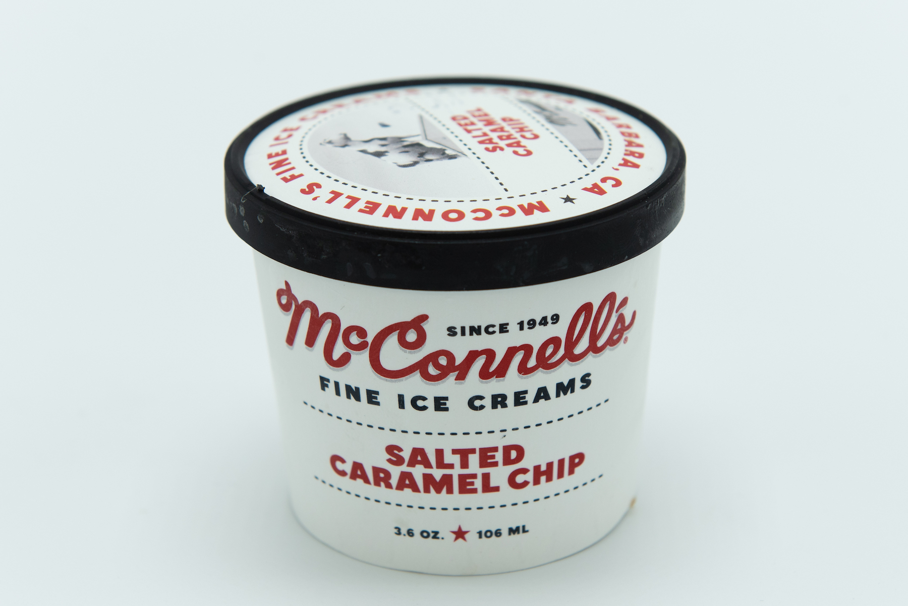 Order McConnell's fine ice cream | salted caramel , 3oz single serving  food online from Sandpiper Liquors store, Summerland on bringmethat.com