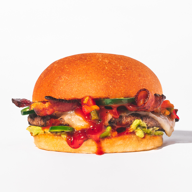 Order BBQ Bacon Burger food online from Wahlburgers store, Detroit on bringmethat.com