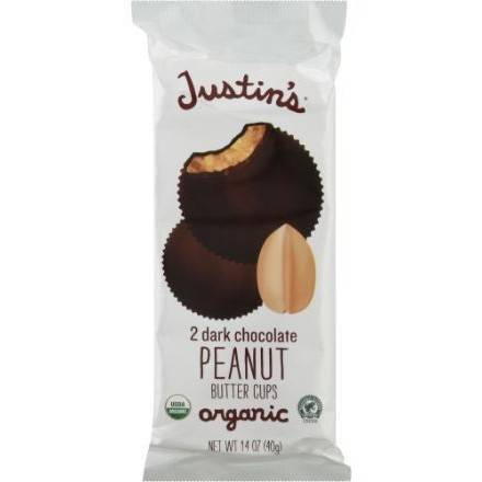 Order Justin's Milk Chocolate Peanut Butter Cup (1.4 oz) food online from Dolcezza Gelato store, Arlington on bringmethat.com