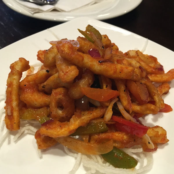 Order A13. Spiced Calamari food online from Thai Pin store, Lawrence Township on bringmethat.com