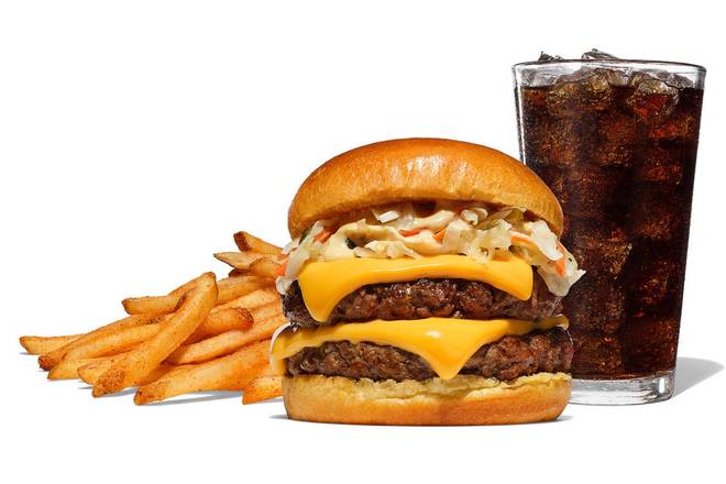 Order The Fredericksbuger Combo  food online from Hat Creek Burger Co. store, Coppell on bringmethat.com