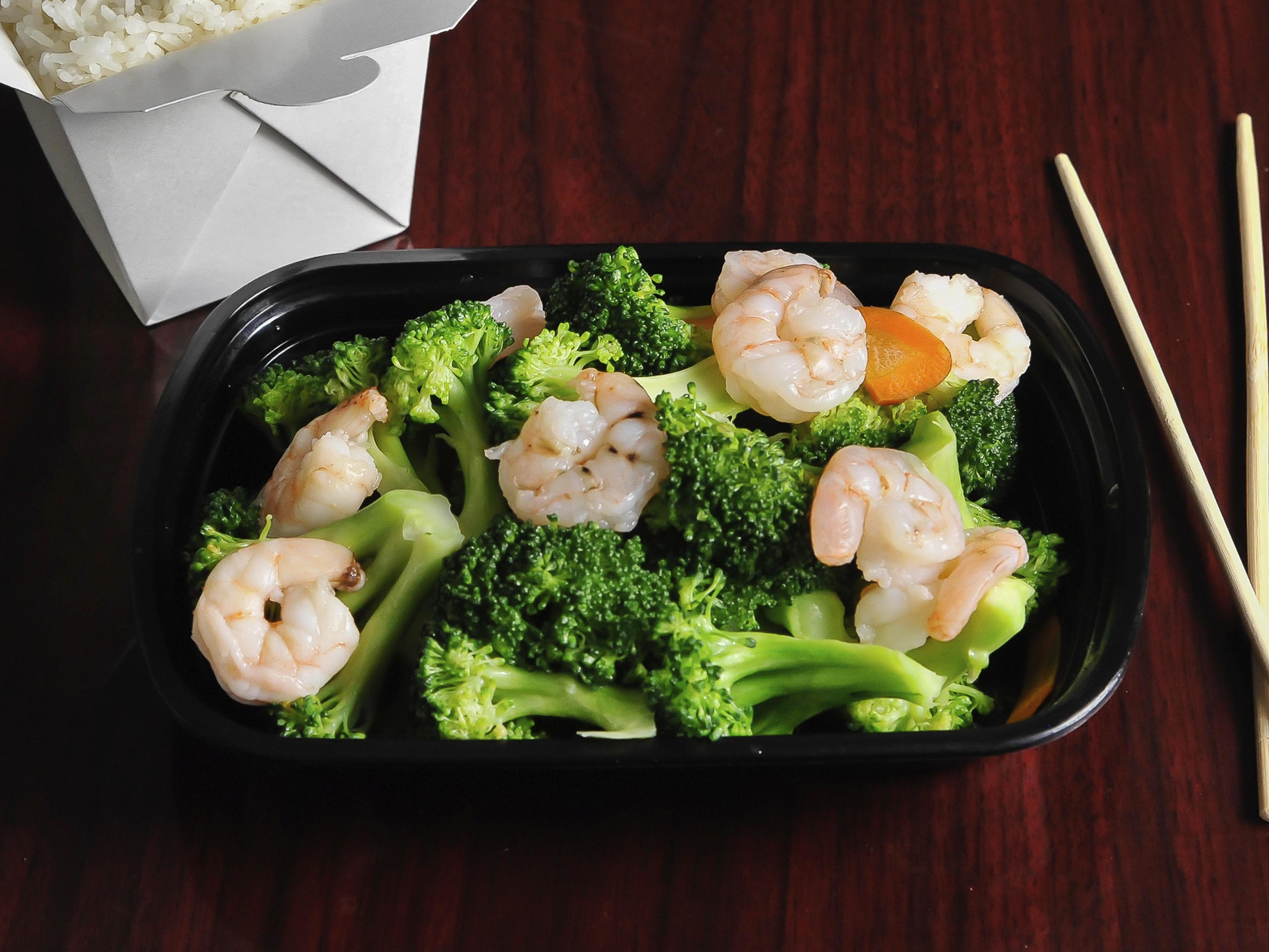 Order Shrimp with Broccoli (LG) food online from Star Kitchen store, Savannah on bringmethat.com