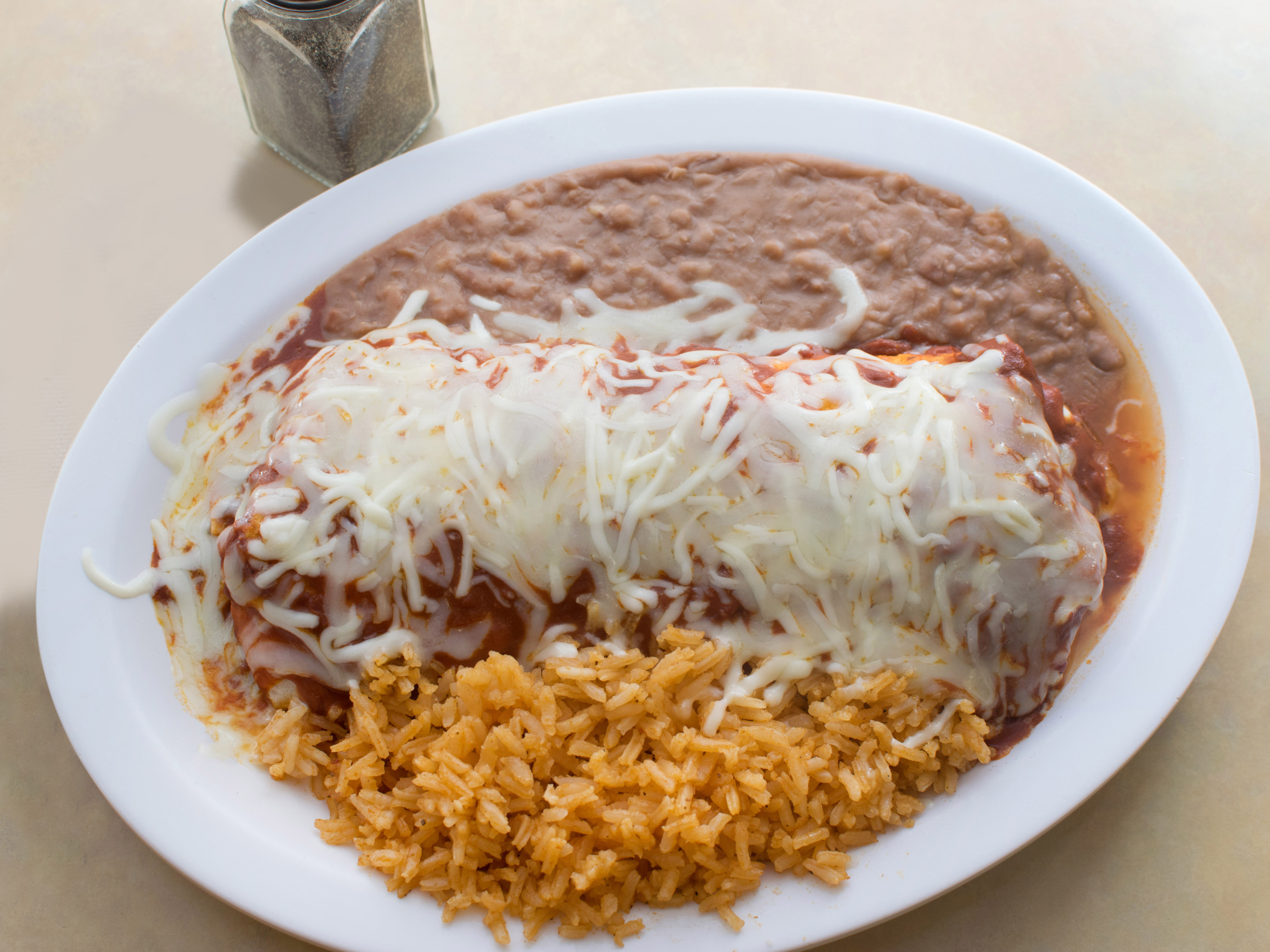 Order Wet Burrito Dinner food online from Mexico 2 Go store, Lansing on bringmethat.com