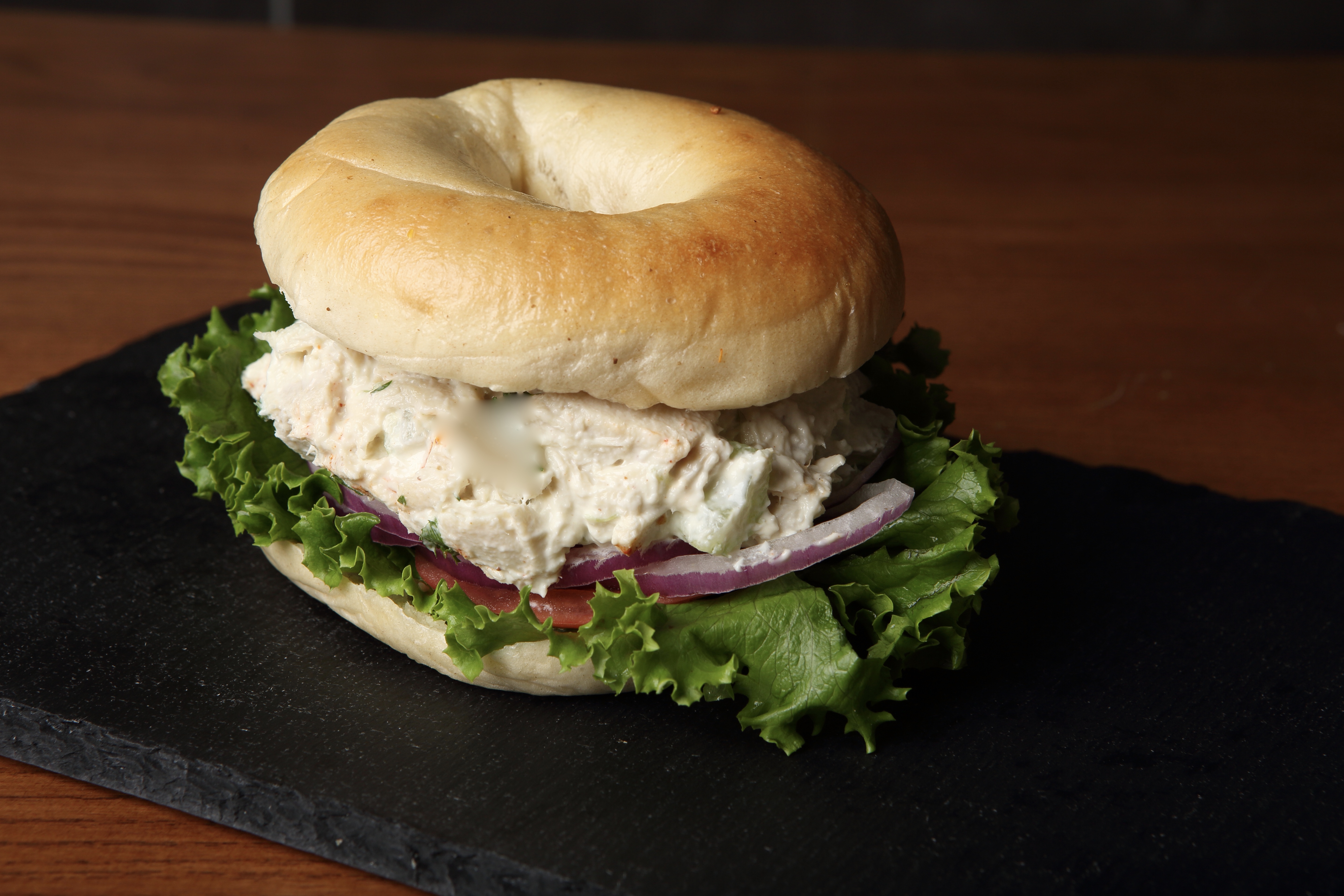 Order Regular Chicken Salad Sandwich food online from Barry Bagels - W. Dussel Dr. store, Maumee on bringmethat.com