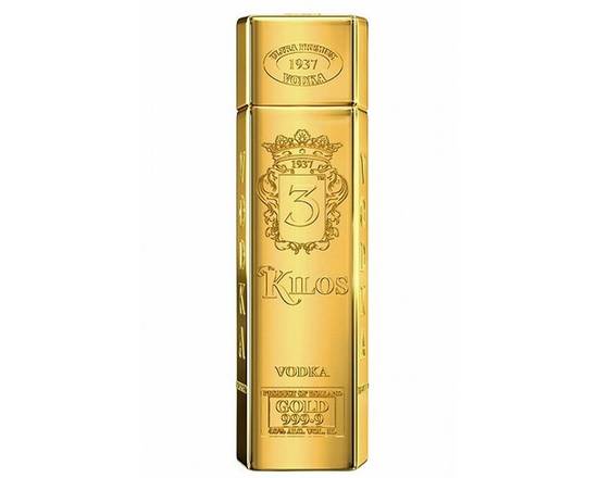 Order 3 Kilos, Gold Vodka · 750 mL food online from House Of Wine store, New Rochelle on bringmethat.com