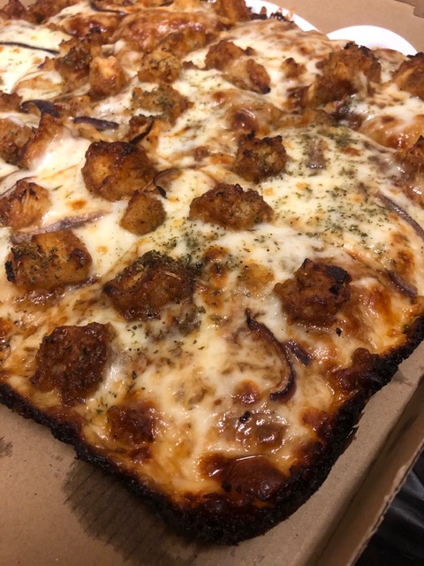 Order Vegan BBQ Chicken Pizza food online from Ozona Pizza store, Palm Harbor on bringmethat.com