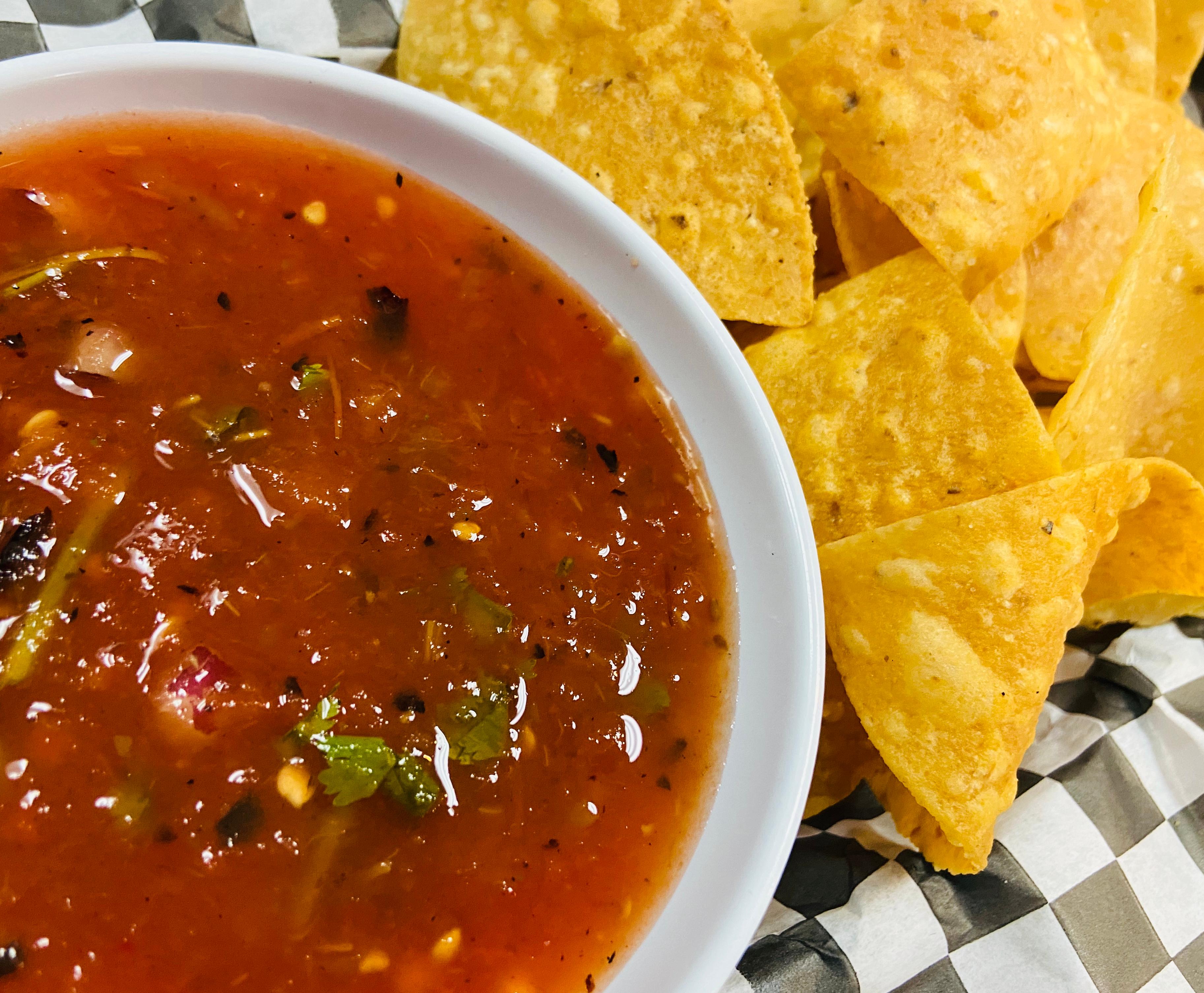 Order Chips & Salsa food online from Off The Boat Fish Grill store, Placentia on bringmethat.com