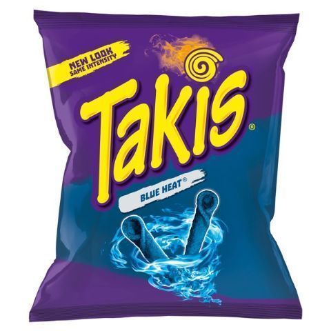 Order Takis Tortilla Chips Blue Heat Hot Chili Pepper 4oz food online from 7-Eleven store, West Columbia on bringmethat.com