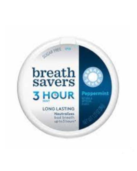 Order Breath Savers - Peppermint 12 mints food online from Ice Cream & More Anaheim store, Anaheim on bringmethat.com