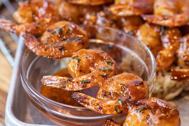 Order Fire Grilled Shrimp food online from Ember Smoked Bbq store, Bryant on bringmethat.com