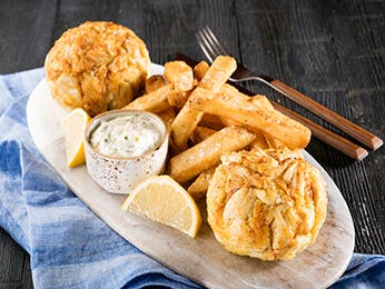 Order Maryland Jumbo Lump Crab Cakes - Platter food online from Pats Select Pizza | Grill store, Gloucester on bringmethat.com