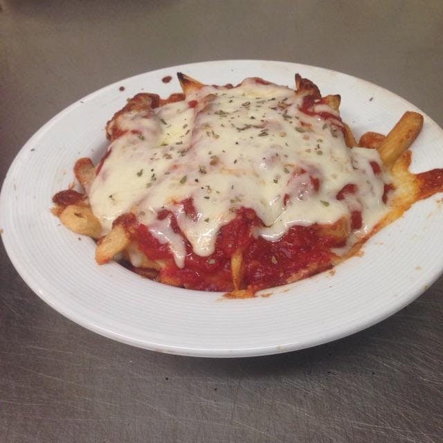 Order Pizza Fries - Small food online from Mario Cafe & Pizzeria store, East Greenville on bringmethat.com