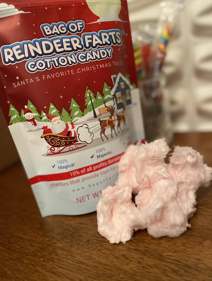 Order Bag of Reindeer Farts: Cotton Candy food online from The Sweet Shop Nyc store, New York on bringmethat.com