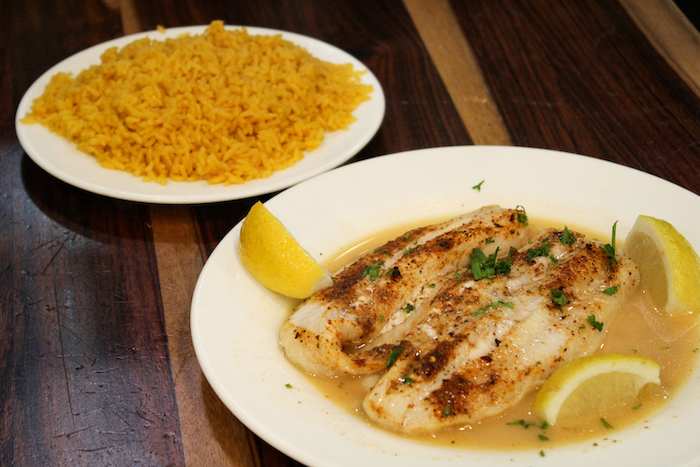 Order Broiled Filet of Flounder food online from Silver Spoon Diner store, Queens on bringmethat.com