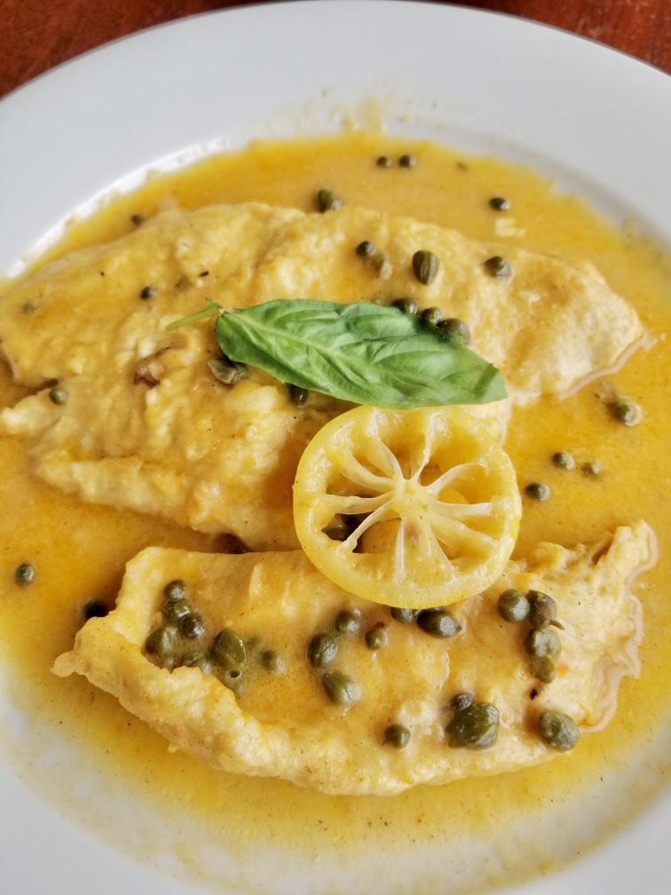 Order Veal Scallopini Piccata food online from Piccolo store, Bellmore on bringmethat.com