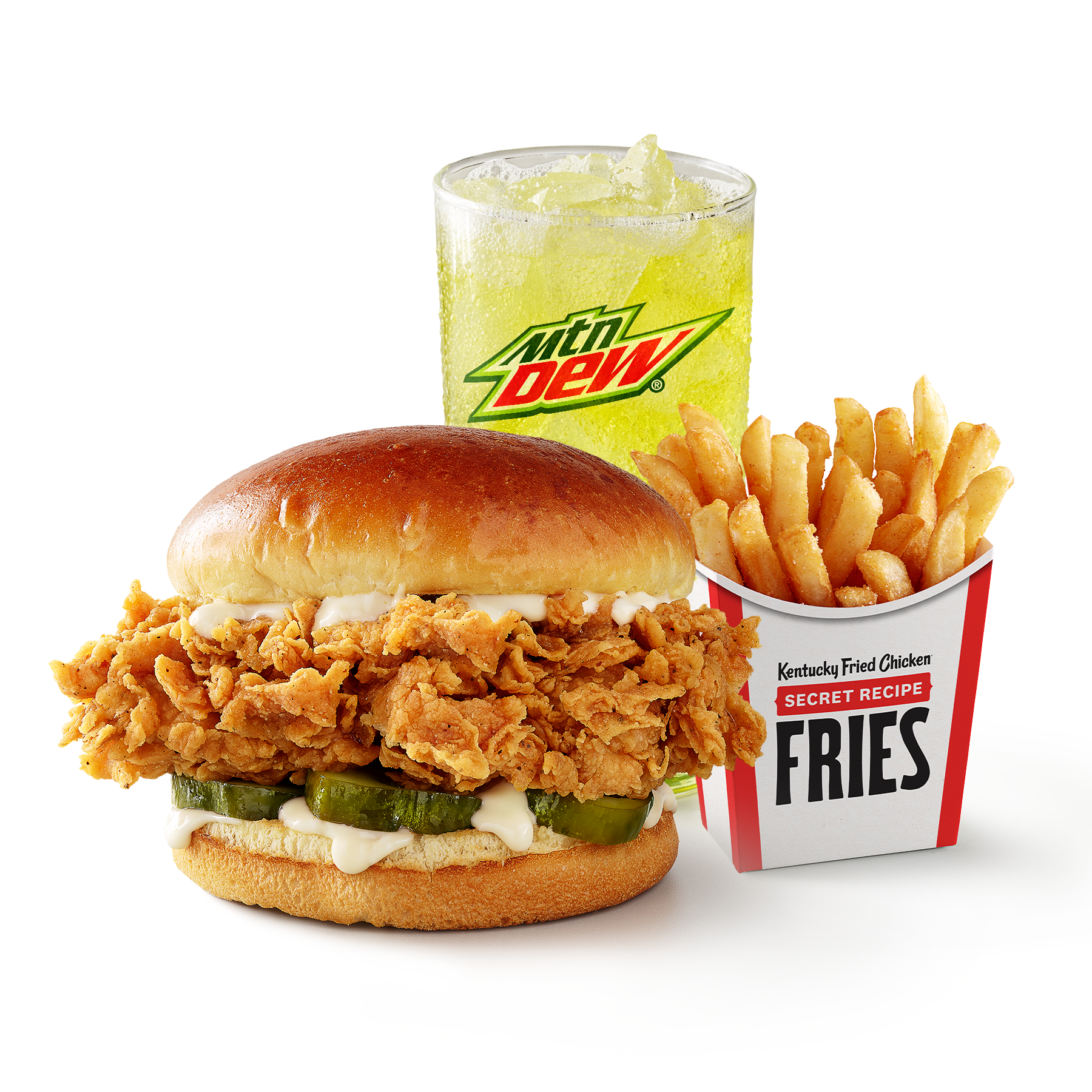 Order Classic Chicken Sandwich Combo food online from Kfc store, San Francisco on bringmethat.com