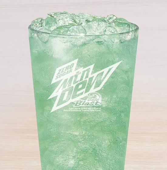 Order Mountain Dew® Baja Blast™ Zero Sugar food online from Taco Bell store, Wasilla on bringmethat.com