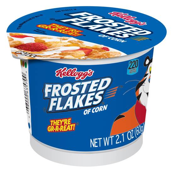 Order Frosted Flakes Breakfast Cereal Cup, 2.1 OZ food online from CVS store, Tulsa on bringmethat.com