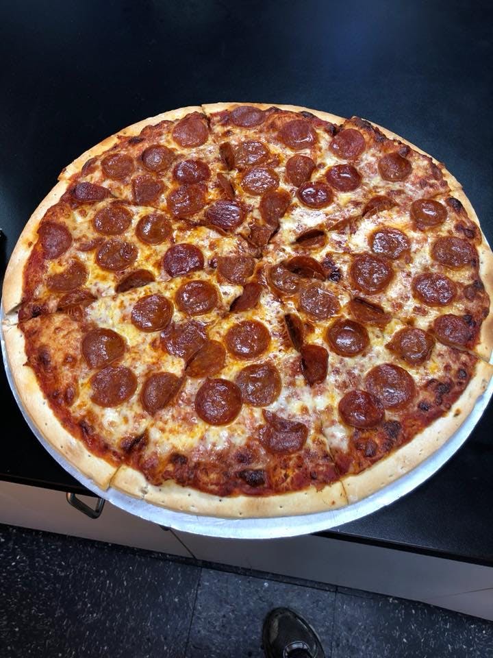 Order Thin Crust Pizza with One Topping - Small 10'' food online from Cochiaro's Pizza store, Chicago on bringmethat.com