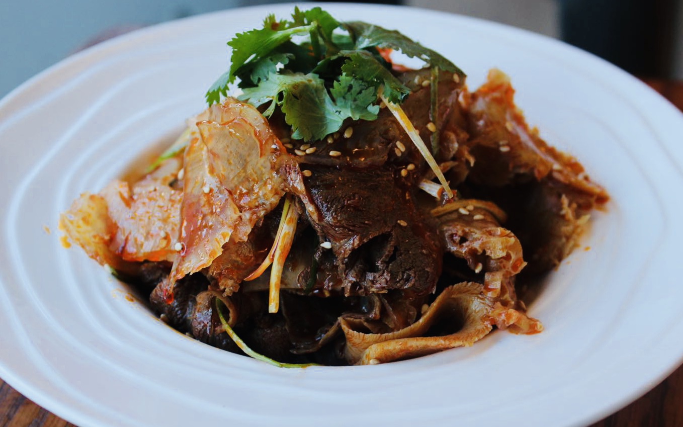 Order Ox Brisket and Beef Tripe in Hot Oil and Vinaigrette food online from The Bund store, Forest Hills on bringmethat.com