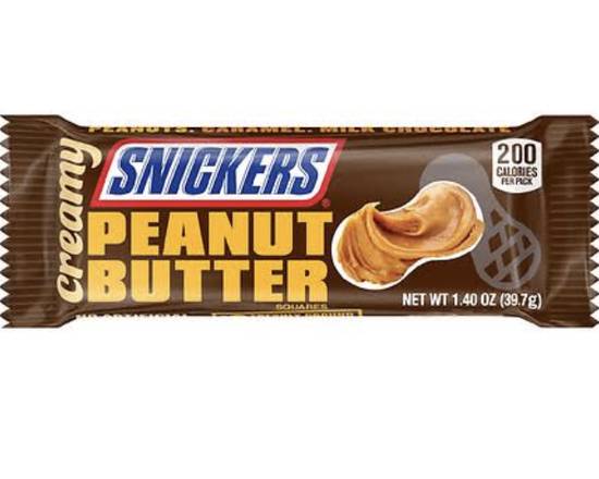 Order Snickers Peanut Butter Squares, Creamy - 1.40 oz food online from Loma Mini Market store, Long Beach on bringmethat.com
