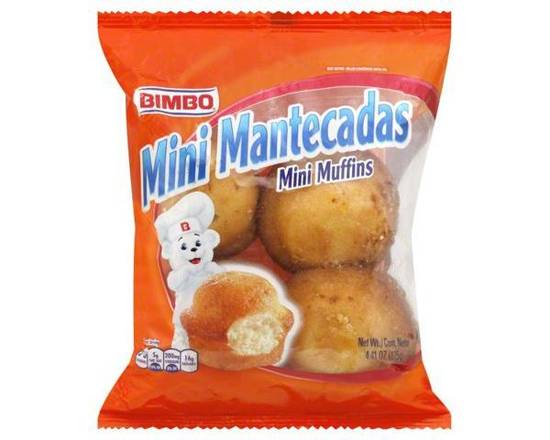 Order Bimbo Mini Mantecadas Muffins 4.41oz food online from Rocket store, Escondido on bringmethat.com