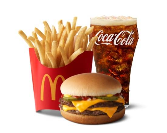 Order Double Cheeseburger Meal food online from Mcdonald® store, FOREST PARK on bringmethat.com