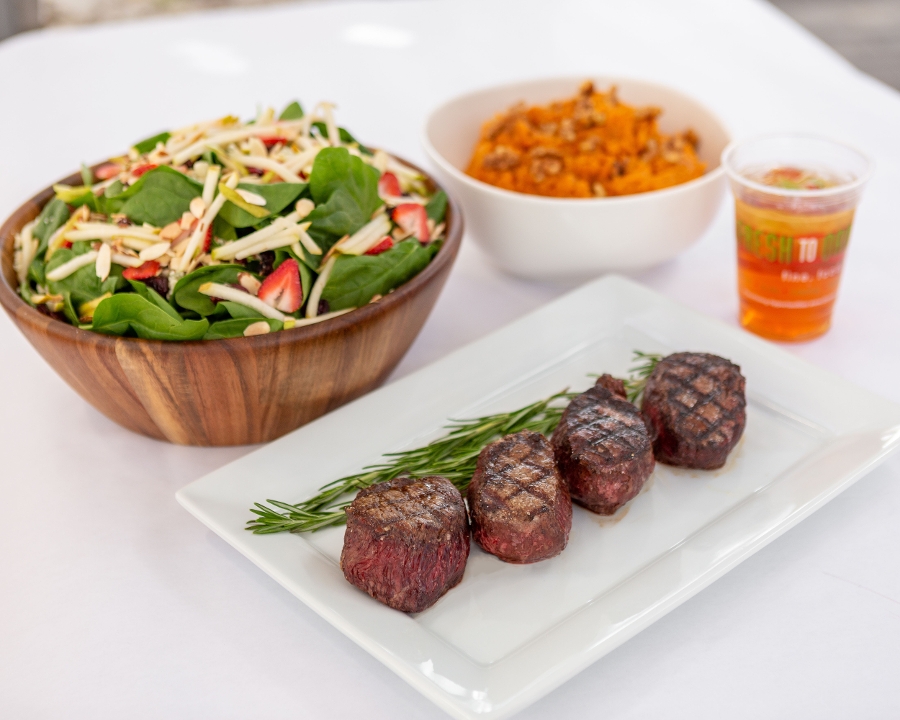 Order Grilled Prime Steak Family Meal for 6 food online from Fresh To Order - Midtown store, Atlanta on bringmethat.com