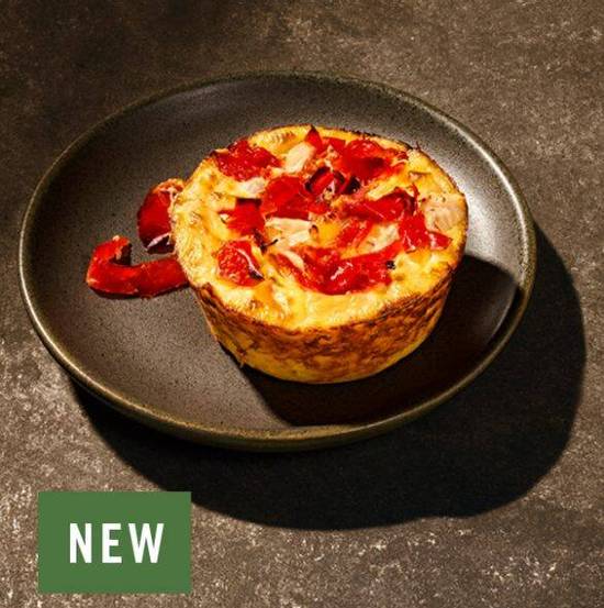 Order Smoked Chicken & Peppadew™ Peppers Frittata - Single food online from Panera store, Bloomingdale on bringmethat.com