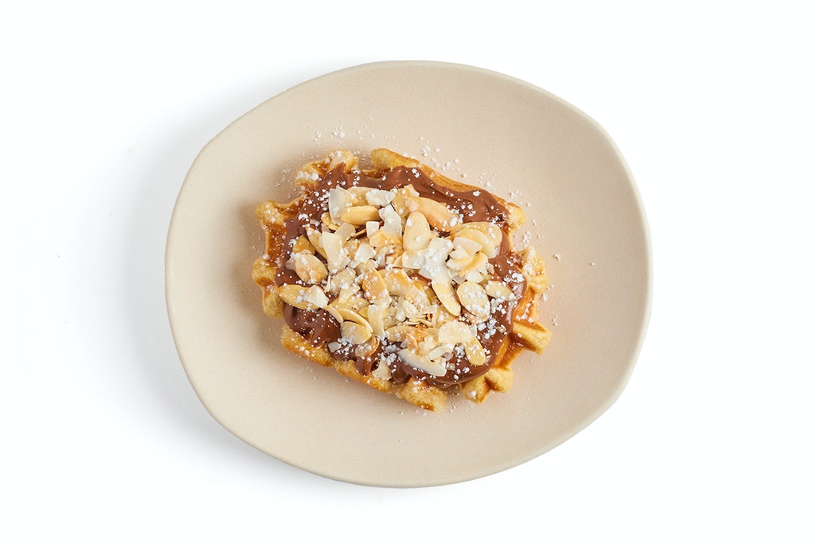 Order Coconut Nutella Waffle food online from Modern Market store, Englewood on bringmethat.com