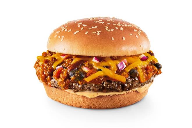 Order  Chili Chili™ Cheeseburger  food online from Red Robin Gourmet Burgers store, Lansing on bringmethat.com