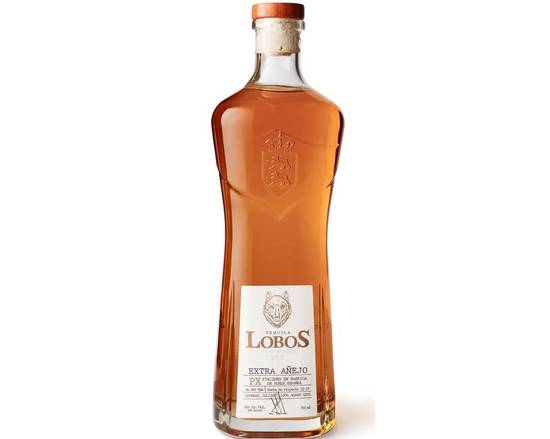 Order Lobos 1707 Extra Anejo Tequila 750 ml  food online from Rocky Liquor store, Claremont on bringmethat.com