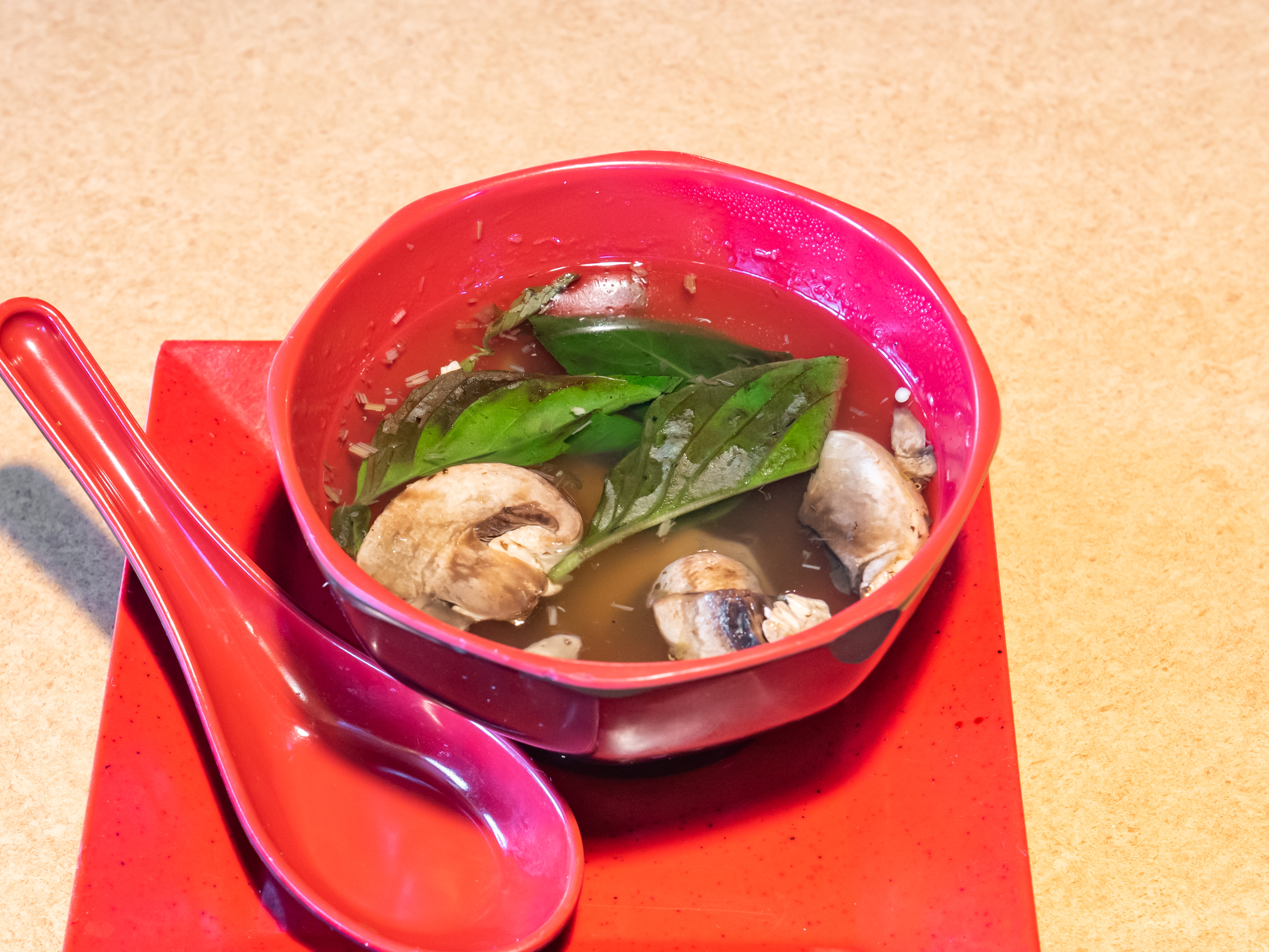 Order  Thai Basil Soup food online from Mei'mei's Kitchen store, Austin on bringmethat.com