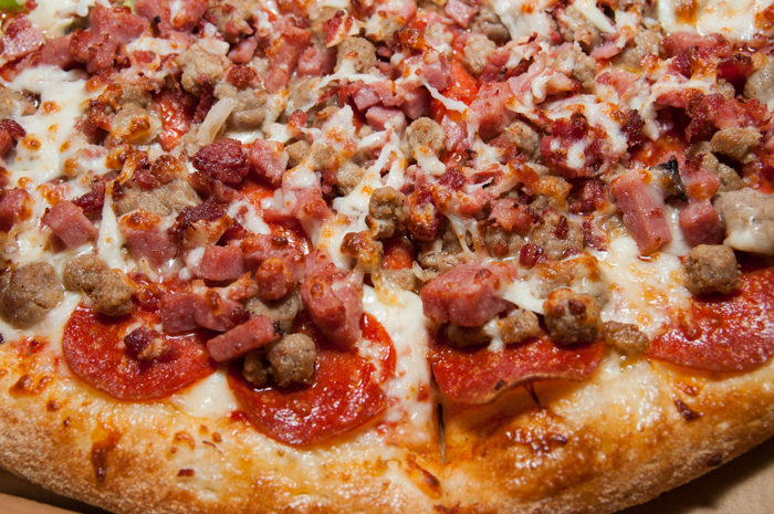 Order The Meatster Pizza food online from Pizza Boli's store, Alexandria on bringmethat.com