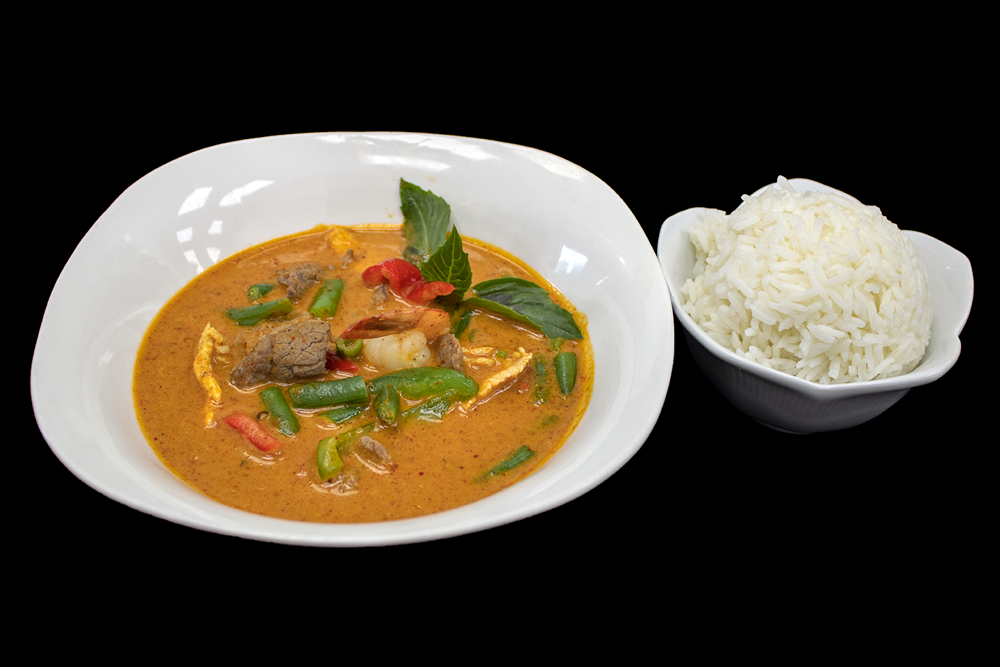 Order E2 PANANG CURRY food online from Thai Lucky Restaurant store, San Antonio on bringmethat.com