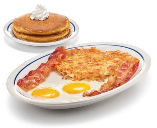 Order Pumpkin Spice Pancake Combo food online from Ihop store, Oxon Hill on bringmethat.com