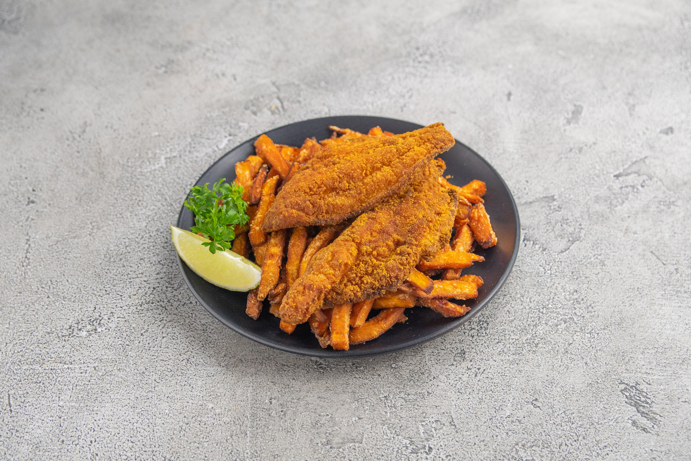 Order Fried Catfish and Sweet Potato Fries food online from Rockin Crawfish store, Concord on bringmethat.com