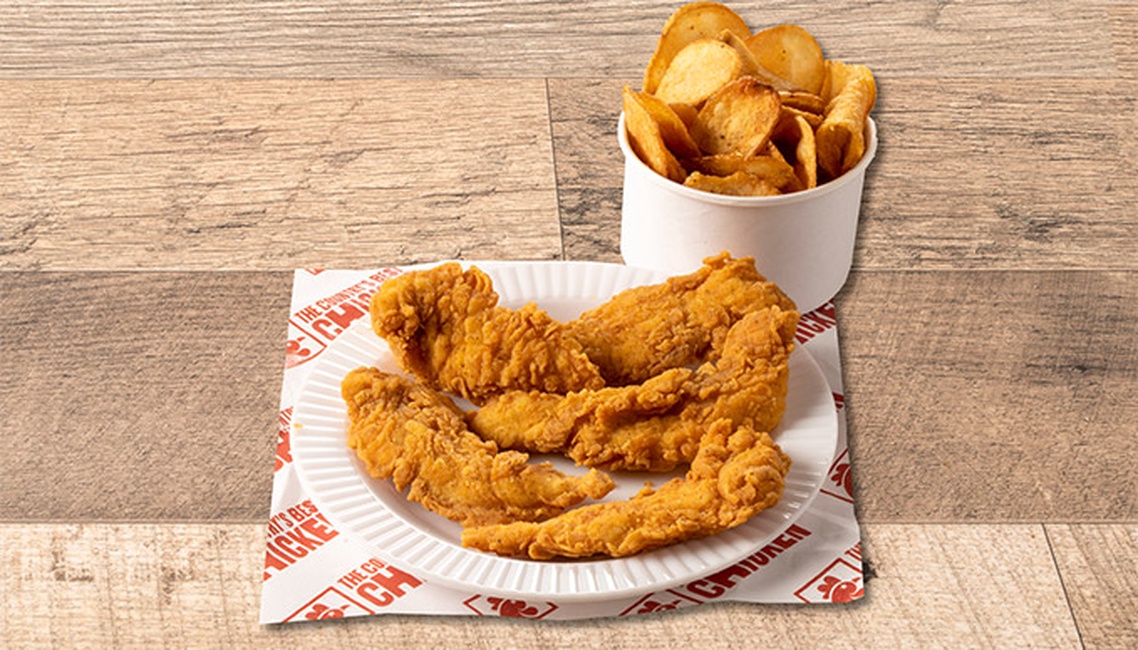 Order 5 Piece Tender Combo food online from The Country Best Chicken store, Boone on bringmethat.com