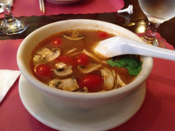 Order Tom Yum Soup food online from Little Thai Kitchen store, Greenwich on bringmethat.com