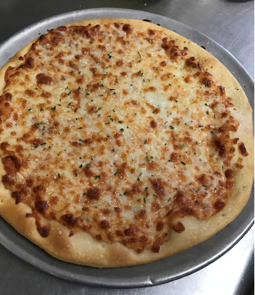 Order Plain Cheese Pizza food online from Peluso's Italian store, Columbus on bringmethat.com