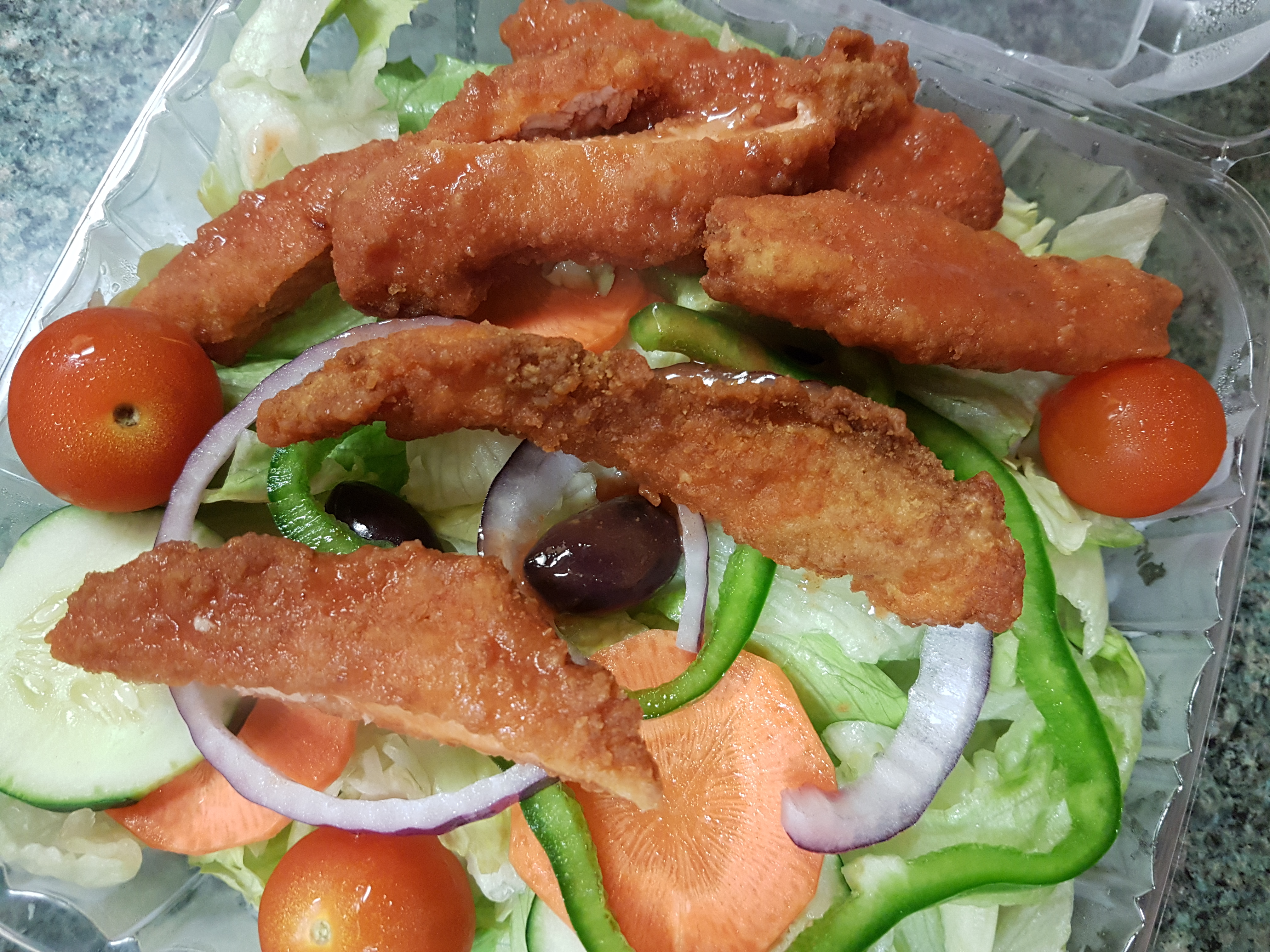 Order Buffalo Chicken Salad food online from Cabot Street Pizza store, Beverly on bringmethat.com
