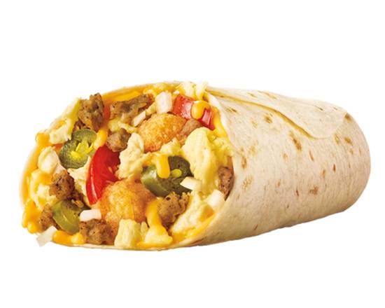 Order SuperSONIC® Breakfast Burrito food online from Sonic store, Taylor on bringmethat.com