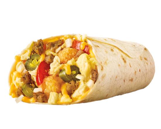 Order SuperSONIC® Breakfast Burrito food online from Sonic Drive-In store, Fort Worth on bringmethat.com