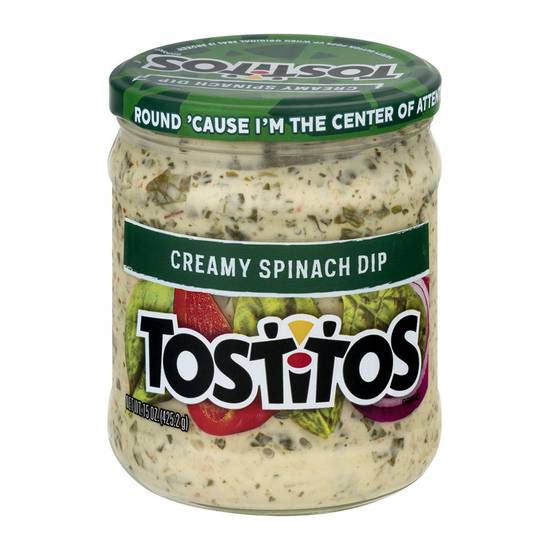 Order Tostitos Creamy Spinach Dip 15oz food online from Everyday Needs by Gopuff store, Pittsburgh on bringmethat.com