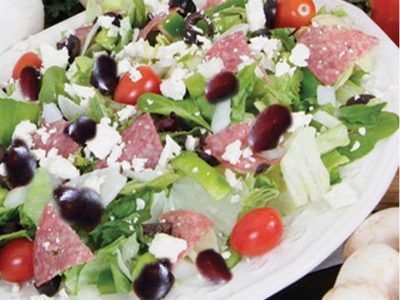 Order Greek Salad food online from B.C. Pizza store, McDonough on bringmethat.com
