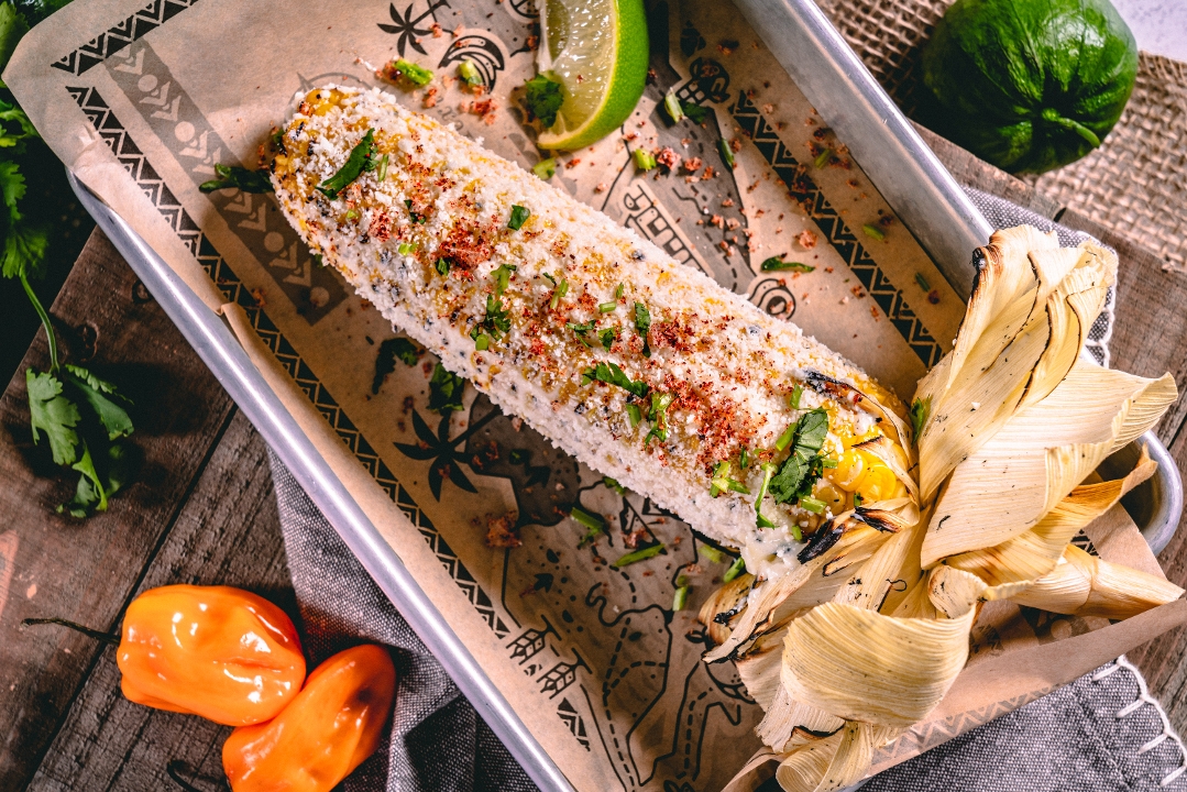 Order Mexican Style Street Corn (gf) food online from Casa Del Barco store, Richmond on bringmethat.com