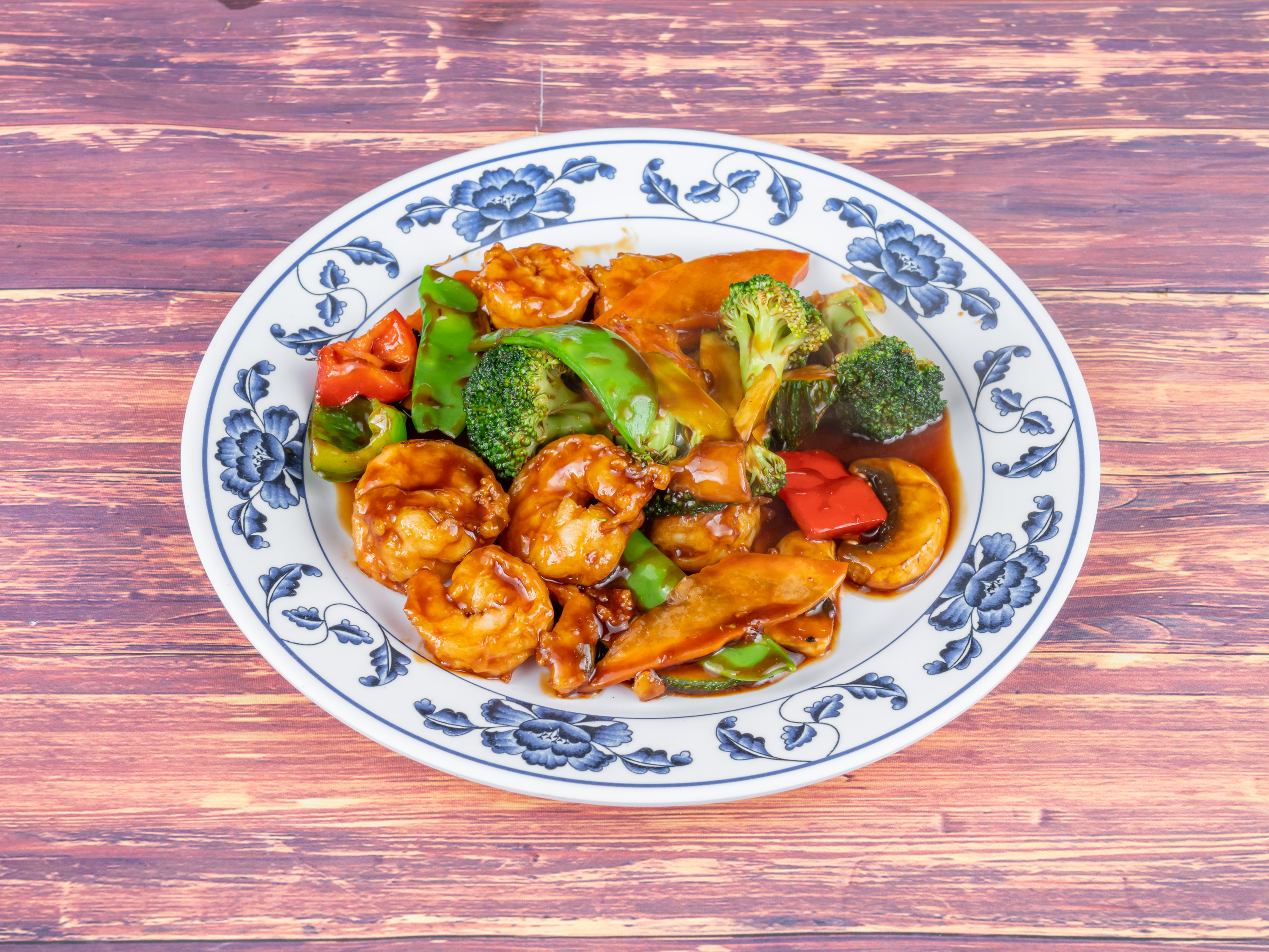 Order Shrimp with Vegetables food online from Perla Chinese Kitchen store, Houston on bringmethat.com